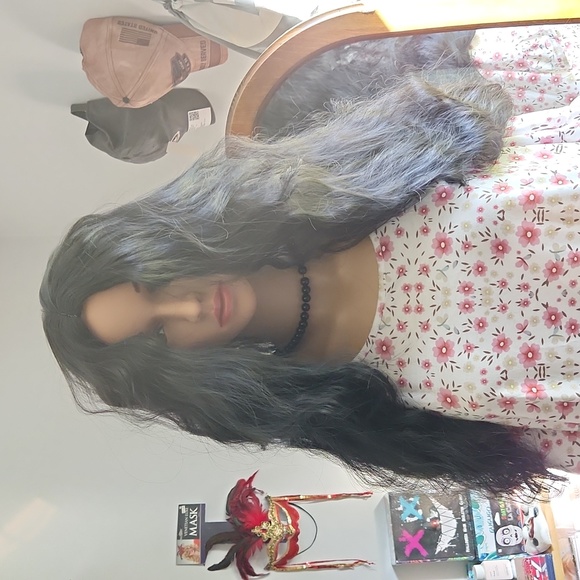 MDRTIRIM Wig ☆ Long Black hair ☆ New in box ☆ Comb, Net, Bobbypins incl ☆ Beauti - Picture 1 of 17